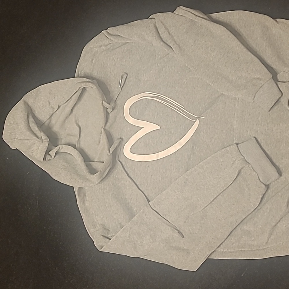 Plus Size Gray Hoodie